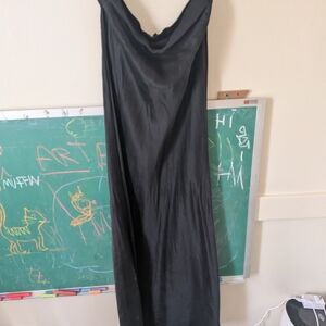 Quince Black Maxi Skirt
